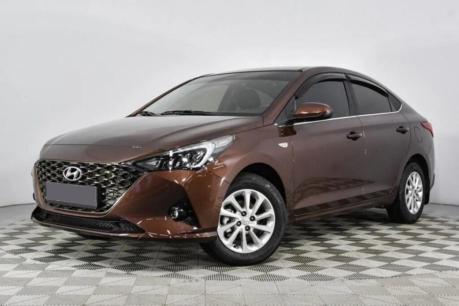 Автомобиль Hyundai, Solaris, 2021 года, AT, пробег 8574 км